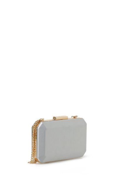 Nine West Simly 5Fx Silver Women's Clutch