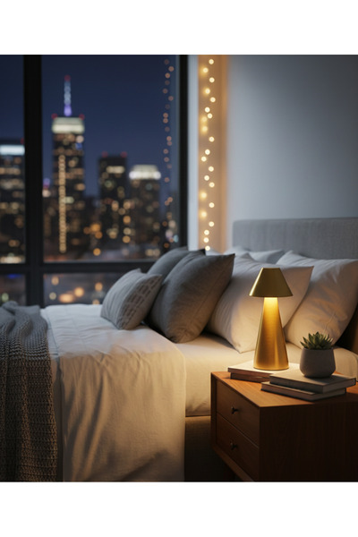 ledison مصباح طاولة مزخرف LED