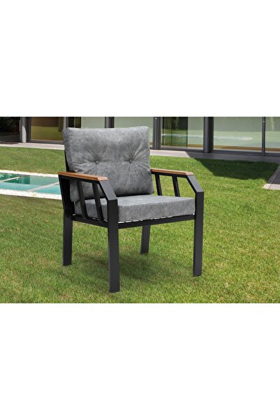 Tu Tienda Nergiz 2 1 1 Masa Bahçe Balkon Mutfak Mobilyası,gri