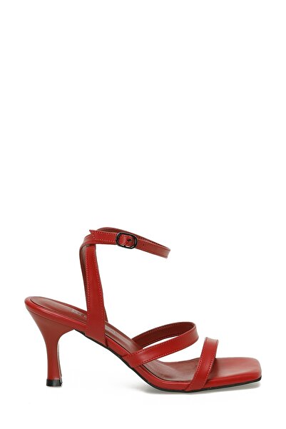 Butigo 25S-218 5FX Червени дамски сандали на ток