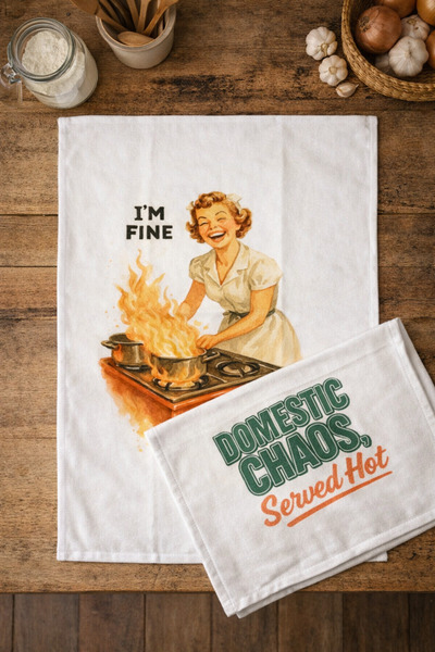 Typoniq Sally Cotton 2-Piece Kitchen Towel Set (40X50 cm)