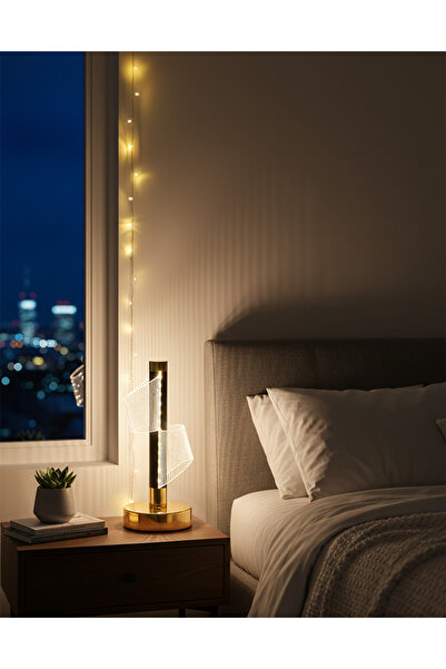 ledison مصباح طاولة ديكوري LED