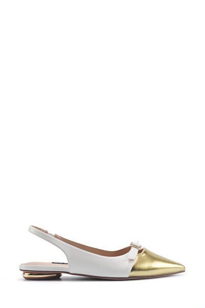 Nine West LUCIDA 5FX Beyaz Kadın Babet