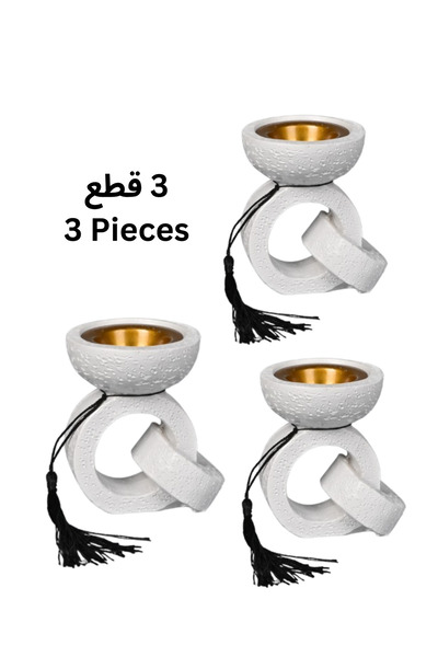 Generic 3 pieces of premium luxury incense burners for home, office, and gift