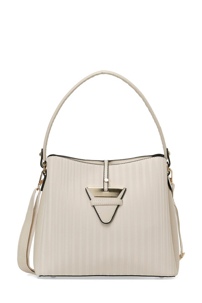 İnci UCGEN KL 5FX Krem Kadın Kol Çantası