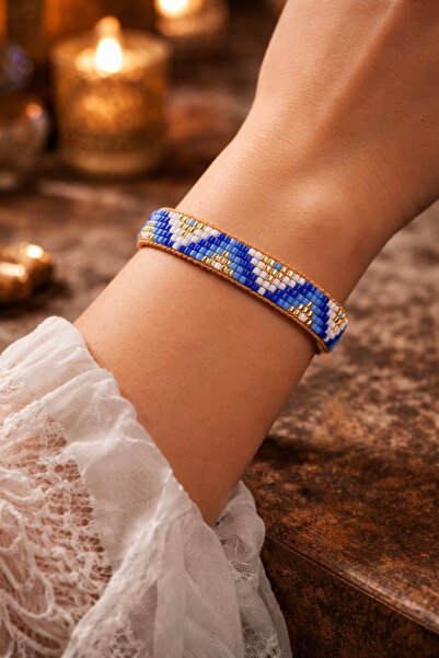 MEYİ TAKI TASARIM Miyuki Ayarlanabilir El Yapımı Bileklik