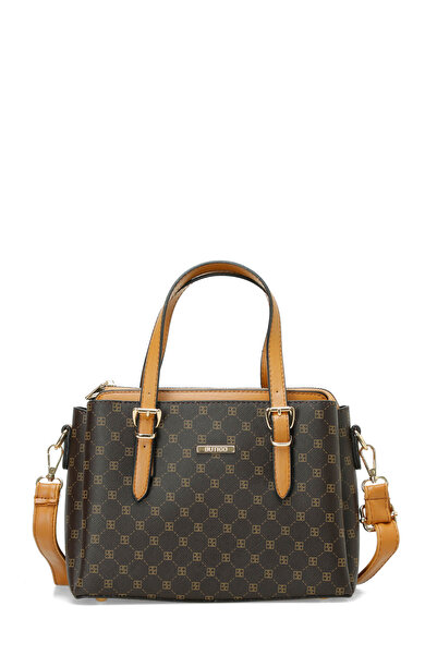 Butigo MNG MINI BOLMELI EL 5FX KAHVE MULTI Kadın El Çantası