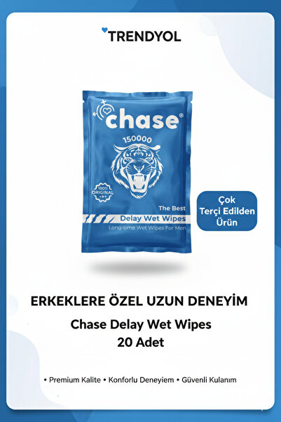 Chase Uzun Deneyim Mavi Mendil 20 Adet