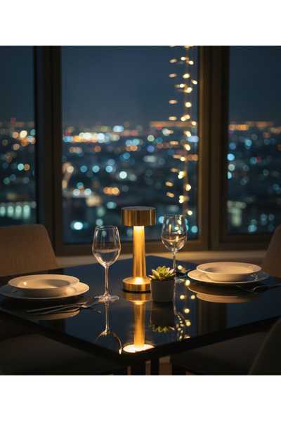 ledison Kule Dokunmatik Ledli Masa Lambası