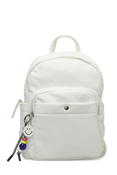 Butigo NTRL YKM CKGZ SRT 5FX Beyaz Kadın Sırt Çantası