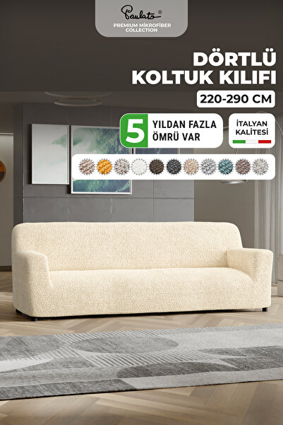 Genel Markalar Lastikli Esnek Ve Yıkanabilir 3 Kişilik Koltuk Örtüsü Çekyat K...