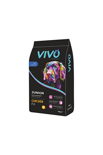 vivo HRANA USCATA SUPER PREMIUM PENTRU CAINI JUNIOR DE TALIE MINI&MICA CU PUI...