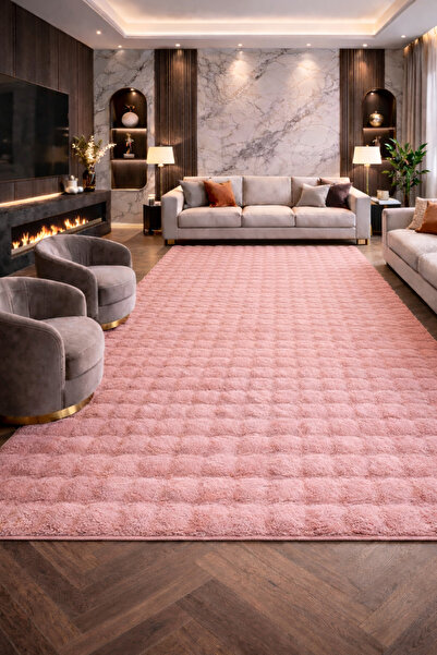 KEVLİNE Bubble Salon Mutfak Çocuk Odası Yolluk Kaymaz Taban Halı