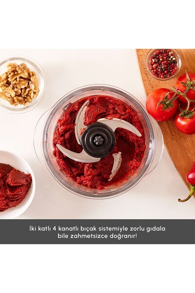 Karaca Mastermaid Prosteel Cam Mutfak Robotu Uzun Blender Ayaklı 6 Bıçaklı 25...