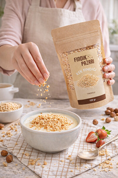 Fındık Pazarı Kek Fındığı Kıyılmış Fındık Pirinç Fındık 100 gr