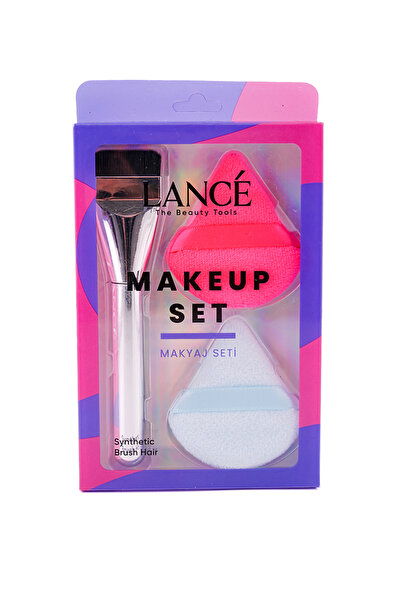 Lancé Professional فرشاة قناع الوجه + مجموعة من 2 فرشاة للوضع على الوجه