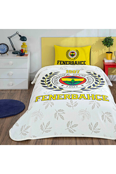 Fenerbahçe Taç Licensed Palamut Single Cotton Pique Bedspread Set