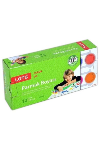 Lets 12 Renk Parmak Boyası 8680679801171