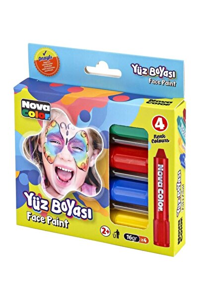 Nova Color NC-211 YÜZ BOYASI 4'LÜ SET
