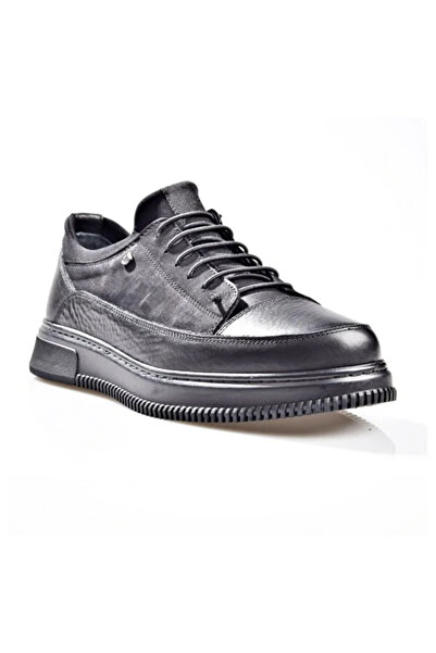 JAMES FRANCO 24 04 80M 1502 Παπούτσια από γνήσιο δέρμα Μαύρα