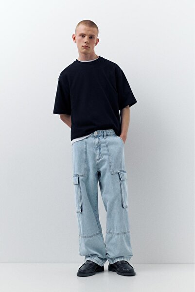 Pull & Bear Kargo bol kesim jean