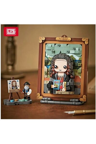 Loz لوحة خشبية لموناليزا