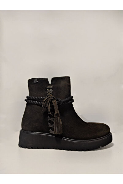 venüs ayakkabı Venus 1854702K Χακί Γυναικείες Μπότες Μαύρες