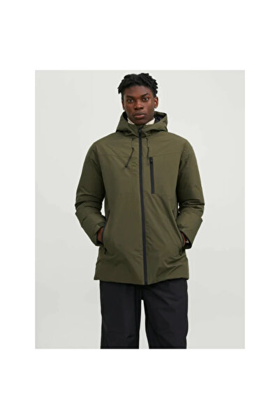 Jack & Jones Jack&Jones 12243225 JCOPAYNE PARKA pentru bărbați verde kaki