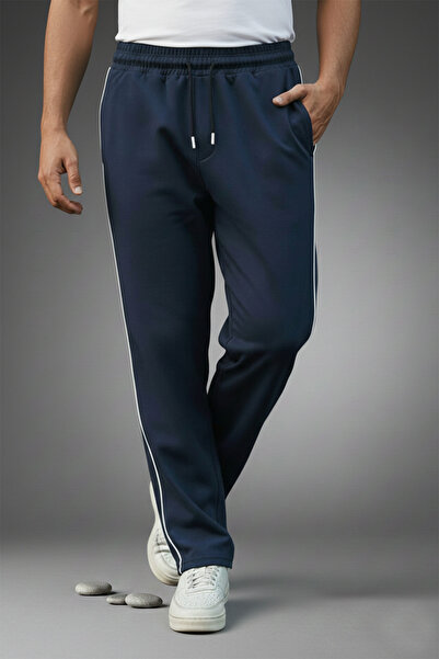 OXVİN Bočna ravna Sa paspulom široka trenirka Široke nogavice 2 niti srednje ...