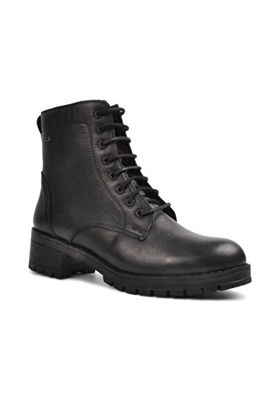 Castle Black YLDZ-2680-1 Μαύρες Γυναικείες Μπότες από Γνήσιο Δέρμα Μαύρο