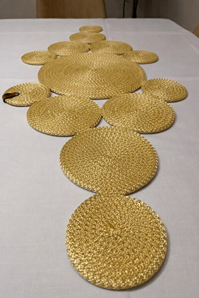 Masalımsı İlmekler Polyester Runner