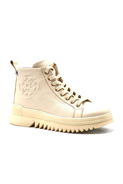 venüs ayakkabı Venus 2254604K Γυναικείες Δερμάτινες Μπότες Λευκές