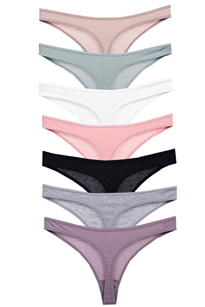 Vanilya Secret Пакет Памук Танга 7'Li