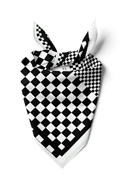 Modabutik C119 Köpek Bandanası Siyah Beyaz