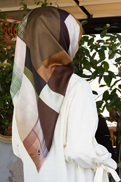 VİOLLA Eșarfă Twill - Bej-gri