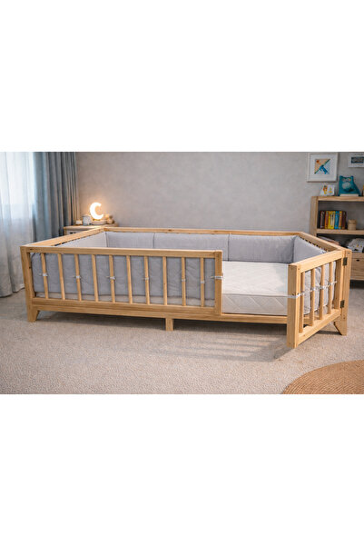 SRKYHOME CONSEPT YUVARLAK ÇITALI BEBEK VE ÇOCUK KARYOLASI