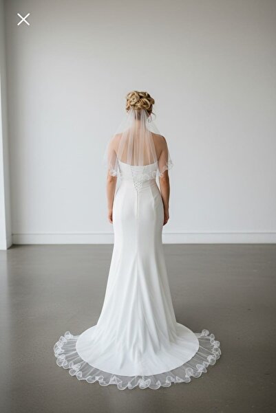 GÖKŞİN MODA Wavy Short Veil