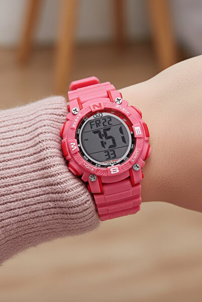 Q&Q 6-12 Yaş İçin Kronometreli, Işıklı, Alarmlı, 100 Metre Su Geçirmez Fuşya ...