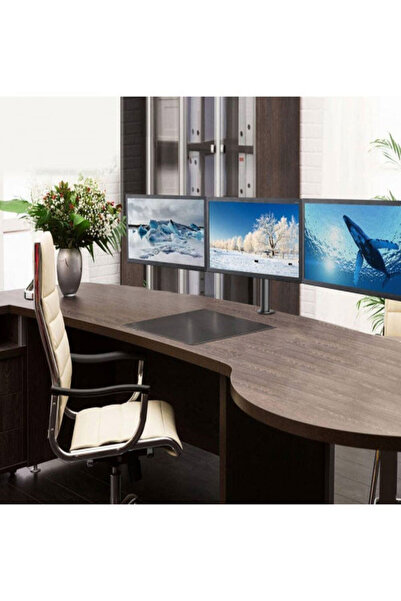 Techly Masa Destekli Altılı Monitör Ve Tv Standı (kelepçeli) 13-20 Inç