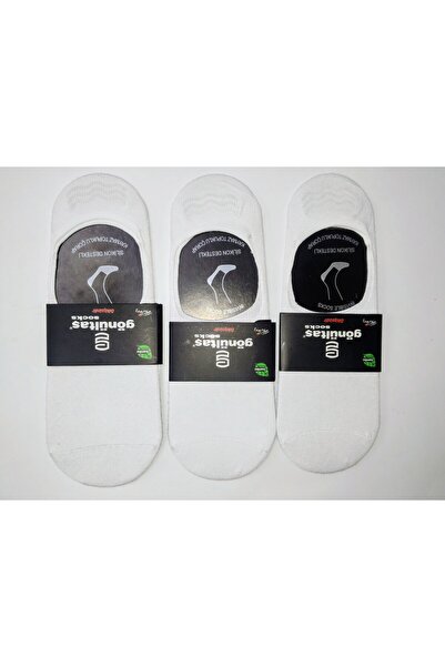Gönültaş Men's Bamboo 3-Pack White Pack /Silicone Supported/Men's Seamless Ba...