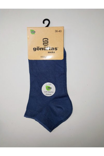 Gönültaş Dark Blue Bamboo D Stitch-Free Women's Booties Socks /Breathable /D Stitch-Free Bamboo Booties /Bamboo Socks /Seamless