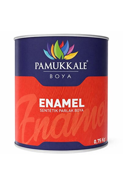 Pamukkale Enamel Sentetik Parlak Yağlı Boya 0.75 Kg Antrasit Gri Ral 7016