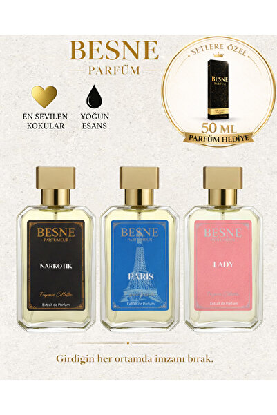 besneparfum Besne Parfüm Narkotik-Paris-Lady Mıi Set