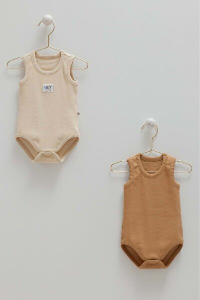 Caramell Basic Blouse Sleeveless Double Body Beige