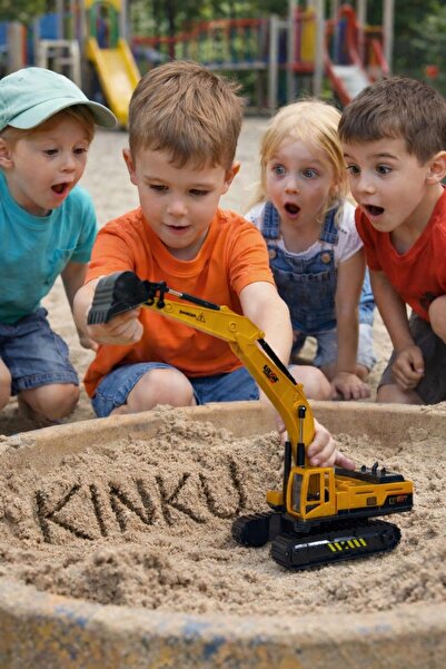 KİNKU Scale Truck - Model Sürtmeli Excavatör Kepçe 30 Cm Paletli
