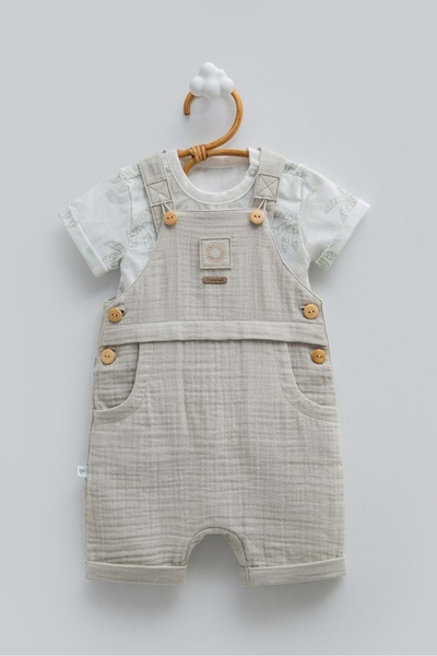 Caramell FREE BOY MÜSLIN SALOPET أخضر