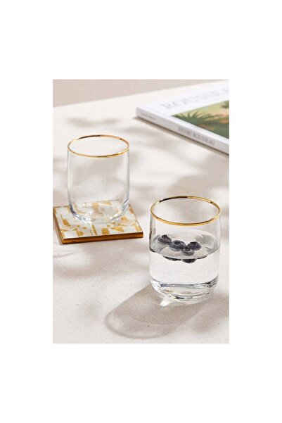 Paşabahçe GOLDEN TOUCH GOLDEN TOUCH SU BARDAĞI 280 CC D 6'LI HEDİYELİK