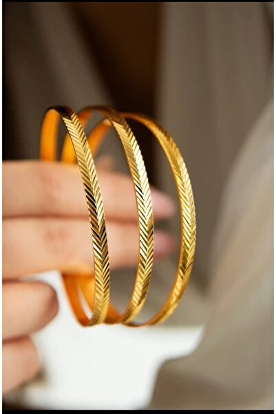 MODA Kerem Gold Bijuteri 22 Ayar altın kaplama bilezik (4 adet fiyatıdır)