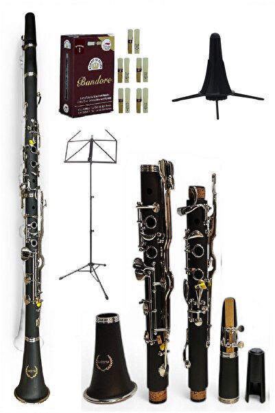 müzikhane Pro Sol Klarnet 4 Yüzük Amati Stil ,Stand Nota Sehpası 10 Adet Band...