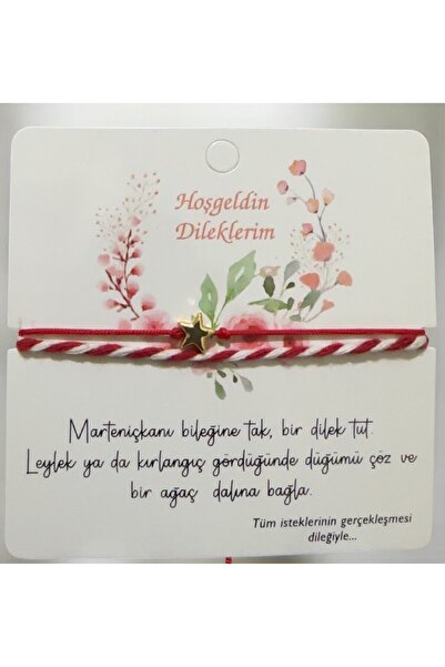 Smr Bijuteri Yıldızlı Marteniçka Bileklik